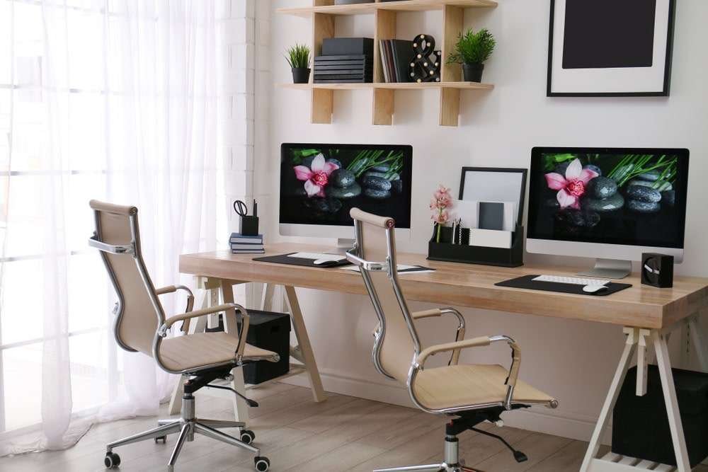 It's Meant to Be - Your Home Basement Office, That is 2 modern basement office