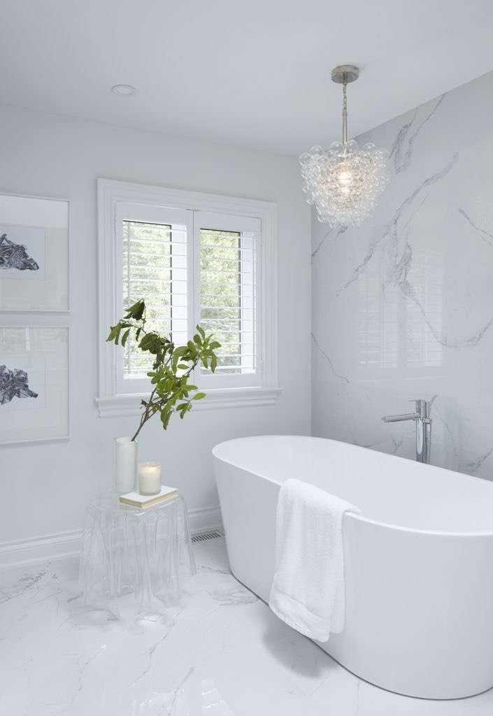 Hanging bathroom lights