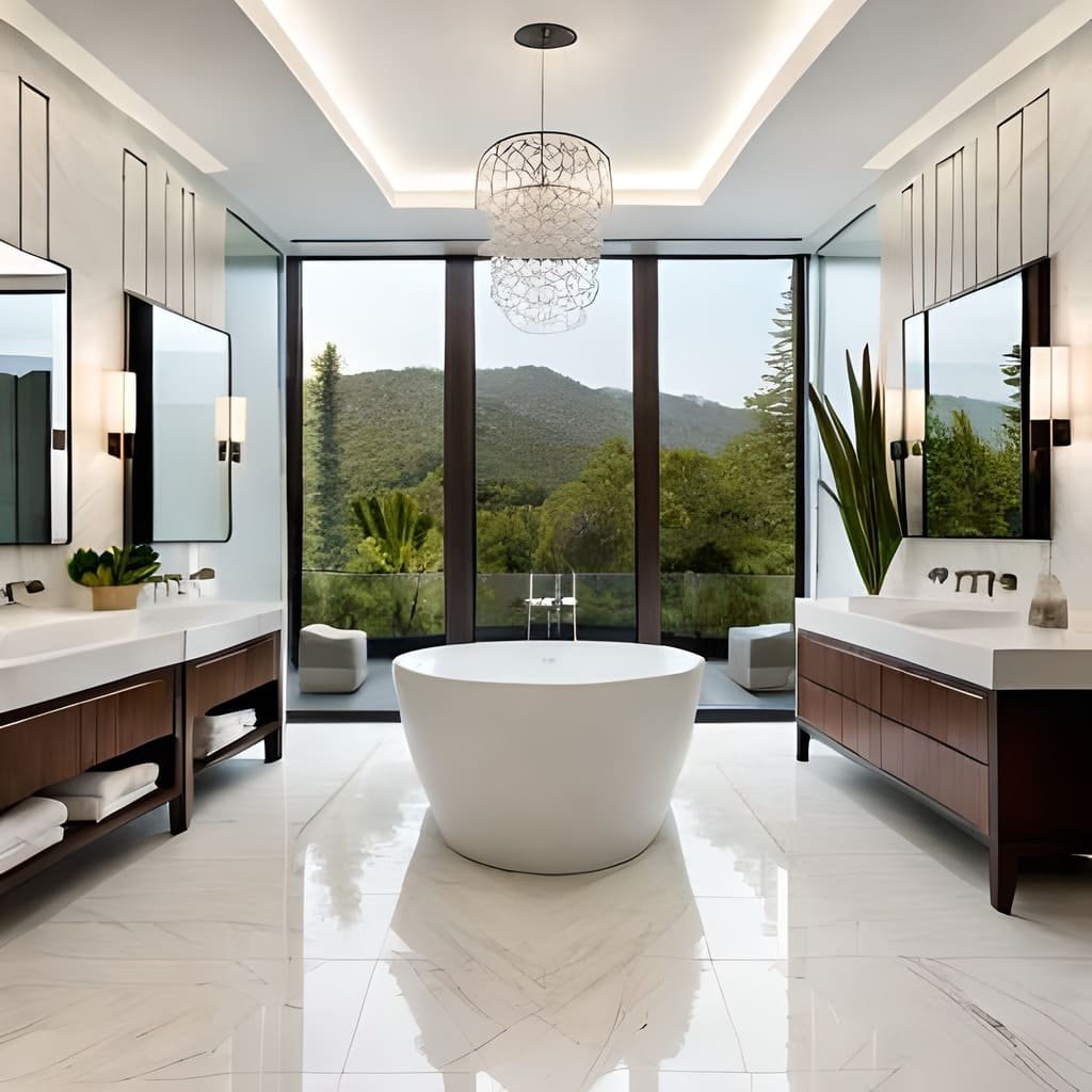 spa like Master Bathroom remodel pleasantville