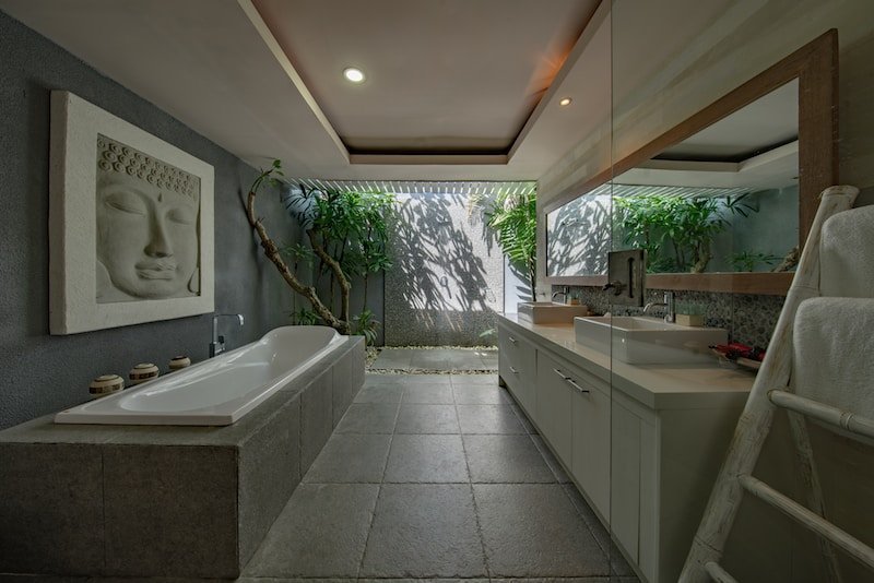 Master bathroom remodel in Pleasantville simply built contractor