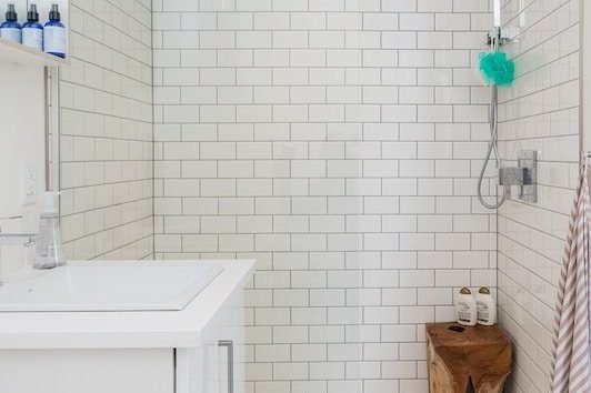 small bathroom remodel in Pleasantville