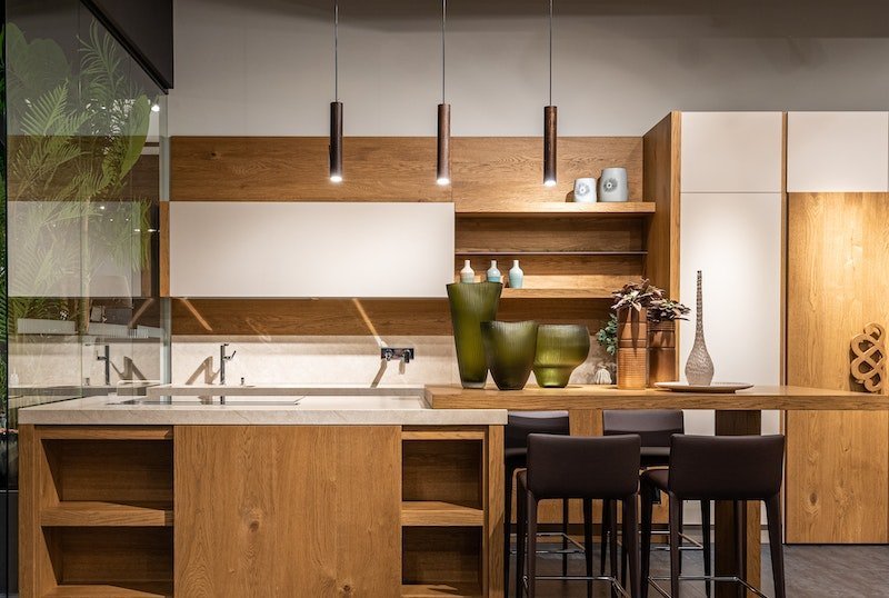 Unveiling the Top Kitchen Trends for 2023: A Culinary Revolution in Design π§βπ³π« 6 Contemporary kitchen with stylish empty furniture