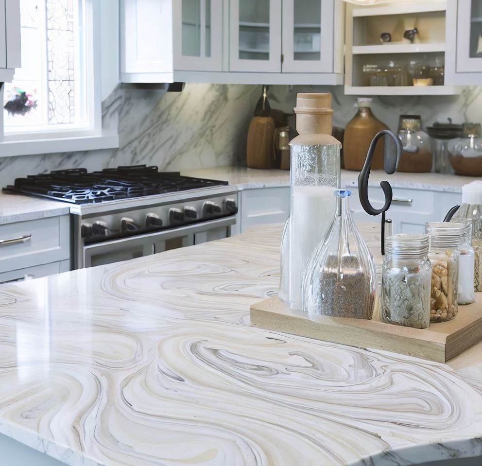 Countertop Change- Simply Built remodeler. Kitchen Designs, Westchester, NY 2023
