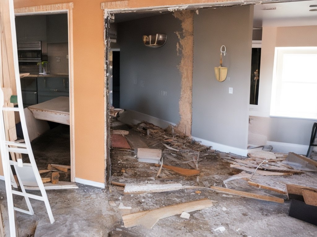 From Dated to Dazzling: Our 70s Kitchen Remodels (Before & After!) 2 kitchen wall being knocked down to open