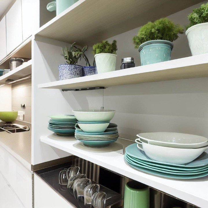 open shelves kitchen new ideas 2023